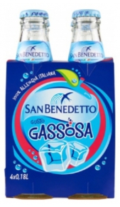 Gassosa San Bendetto 0,18 l- Confezione 4 pz San Benedetto