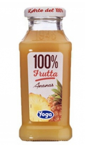 Succhi Yoga Frutta100% ananas 0.2l - confezione 12 pz Conserve italia