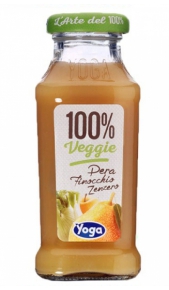 Succhi Yoga Veggie 100% Pera Finocchio Zenzero 0.2l - confezione 12 pz Conserve italia