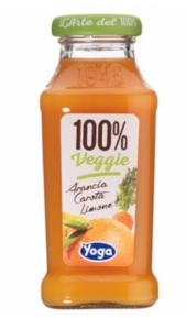 Succhi Yoga Veggie 100% ACE 200 ml x 12 Conserve italia