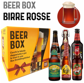 Box regalo selezione birre rosse (12 bottiglie) Beer Box "Le Rosse"