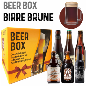 Box regalo selezione birre brune (12 bottiglie) Beer Box "Le Brune"