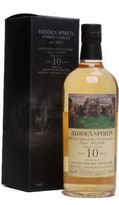 Mannochmore Whisky 10 Years Old Hidden Spirits 70cl