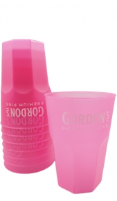 Bicchiere Polipropilene Fucsia Gordon's x 20 pz Gordon's