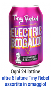 Birra Tiny Rebel Electric Boogaloo Passion Fruit  Lil NEIPA 0,33 l