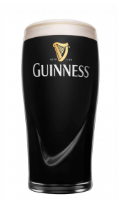 Bicchiere Guinness Pinta con logo in rilievo 56 cl tacca 0,5 l Guinness