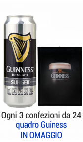Birra Guinness Draught Surger 24 x 0,52 l Lattina