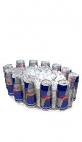 Secchiello Red Bull BOAT spazio per 12 lattine e 2 bt Vodka Red Bull