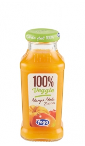 Succhi Yoga Veggie 100% Mango Mela Zucca 200 ml x 12 Conserve italia