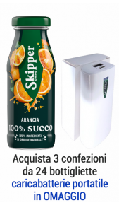 Succhi Zuegg Skipper arancia 0,20 l  - confezione 24 pz Zuegg