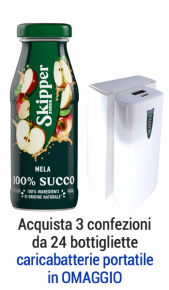 Succhi Zuegg Skipper mela limpida 0,20 l - confezione 24 z Zuegg