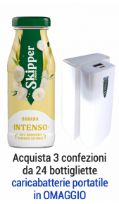Succhi Zuegg Skipper banana 0.2l - confezione 24 pz Zuegg