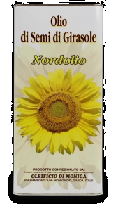 Olio di Semi di Girasole Nordolio latta 5lt Oleificio di Moniga