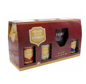 Confezione regalo birra Chimay 2 x 0,33 l + apribottiglie + sottobicchieri