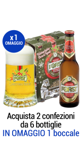 Birra di Natale Forst bottiglie da 0,33l