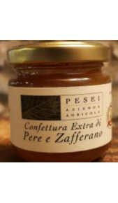 Pesei salsa pere zafferano 140g Pesei Az.Agr.