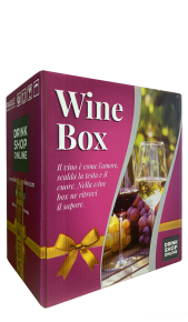 Cartone Imballo Wine Box Drink Shop