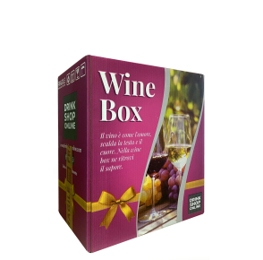 Confezione Wine Box da completare con 6 bottiglie Wine Box solo confezione
