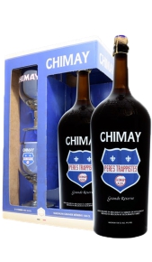 Confezione regalo birra Chimay Grande Réserve 1,5 l + 2 Bicchieri