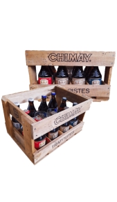 Confezione regalo birra Chimay 10 x 0,33 l + 2 Bicchieri