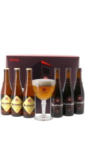 Confezione regalo birra Westmalle 6 x 0,33 l + 1 Bicchiere