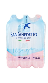 Acqua San Benedetto Naturale 1,5l - Conf. 6 pz San Benedetto