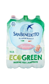 Acqua San Benedetto Naturale Easy pet 1l Pet - Conf. 6 pz San Benedetto