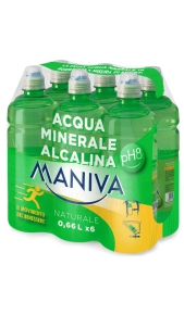 Acqua Maniva Naturale 0.66l sport PET - Conf. 24 pz Maniva