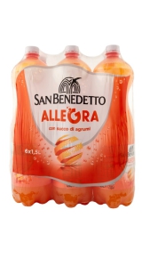 Aranciata San Benedetto 1.5 l -Confezione 6 pz San Benedetto