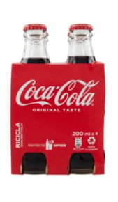 Coca Cola Vetro 0,20l - Confezione 4 pz Coca Cola