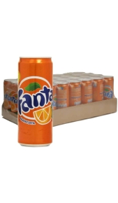 Fanta Orange Flash lattina 0,25l x 6 Coca Cola