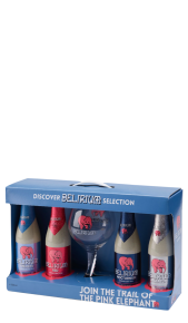 Confezione Regalo Birra Delirium Tremens 4 bt 0,33 + 1 bicchiere Drink Shop
