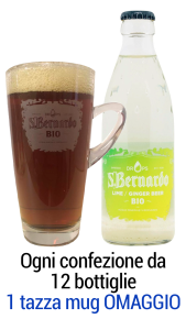 Ginger Beer Lime Bio 0,26 l Vetro - San Bernardo