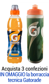 Gatorade arancia 0,50 l - Conf. 12 pz Gatorade