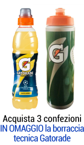 Gatorade limone 0,50 l - Conf. 12 pz Gatorade