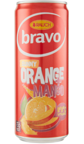 Bravo Sunny Arancia/Mango 33 cl lattina 7Up