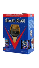 Confezione Bush de Noel 4 bott 0,33 l +1 bicch Birrificio Dubuisson