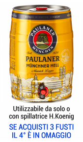 Birra Paulaner Fustino in vendita online - Paulaner 5 l