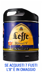 Birra Leffe Rituel 9° Perfect Draft Fusto 6 l
