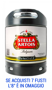 Birra Stella Artois Perfect Draft Fusto 6 l