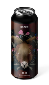 Birra "Becco" Bock lattina 0,33 l BLINK BREWERY