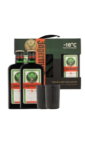 Confezione Regalo Jagermeister 0,50 l x 2+ 2 shot glasses Jagermeister