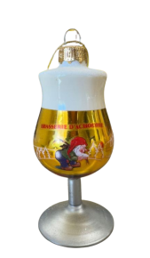 La Chouffe Decorazione natalizia Bicchiere Birra Drink Shop