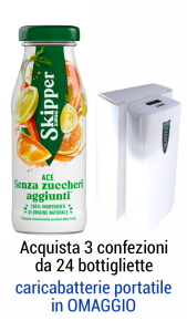 Succo Skipper ACE Senza Zucchero 0,20 l - Conf. 24 pz Zuegg