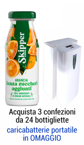 Succo Skipper Arancia Senza Zucchero 0,20 l - Conf. 24 pz ZUEGG