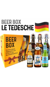 Box regalo selezione birre Tedesche (15 bottiglie + 2 calici birra) Beer Box "Le Tedesche"