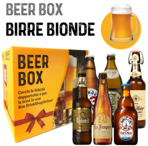 Box regalo selezione birre bionde (12 bottiglie) Beer Box "Le Bionde"