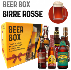 Box regalo selezione birre rosse (12 bottiglie) Beer Box "Le Rosse"