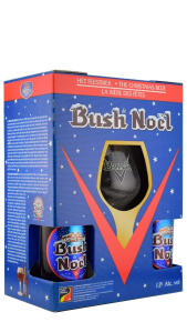 Confezione Bush de Noel 4 bott 0,33 l +1 bicch Birrificio Dubuisson