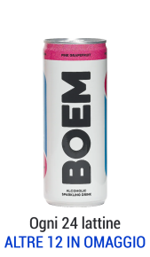 Hard Seltzer Boem Gusto Pompelmo Lattina 25cl BOEM -tubo srl-